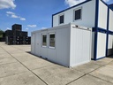 Nieuwe bureelcontainer 6m x 2m40 - met toilet