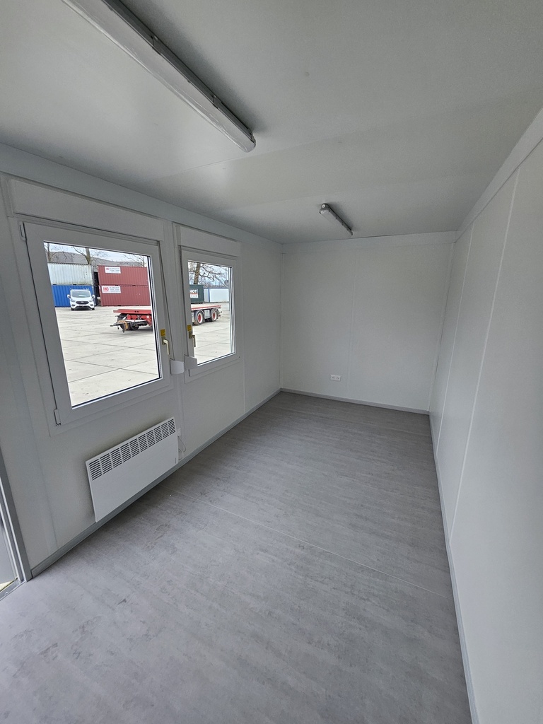 Nieuwe bureelcontainer 5m x 2m40 AR Lichtgrijs