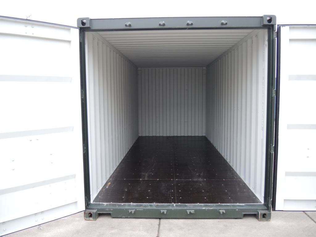 20ft Container Nieuw (One way) Donkergroen