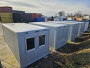 Nieuwe bureelcontainer 6m x 3m DKVK Lichtgrijs