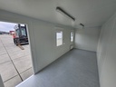 Nieuwe bureelcontainer 6m x 2m40 AL Wit/Blauw