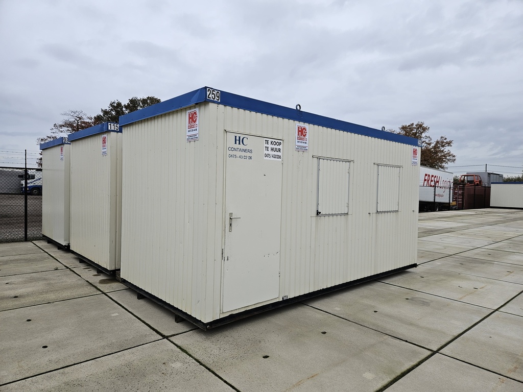 Bureelcontainer 5 x 2m40