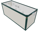 Nieuwe bureelcontainer 6m x 2m40 Sanitair 