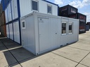 Nieuwe bureelcontainer 6m x 2m40 - met toilet