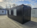 Nieuwe bureelcontainer 6m x 2m40 DKVL Zwart