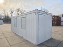 Nieuwe bureelcontainer 6m x 2m40 DKVL Lichtgrijs