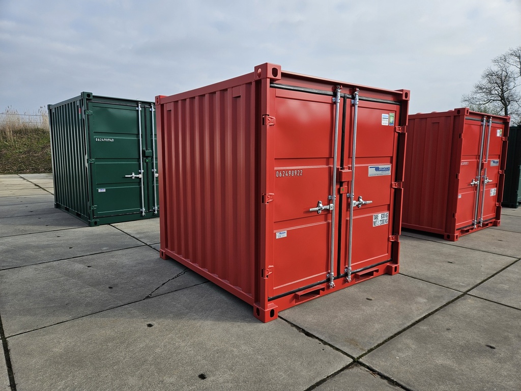 8ft Container Nieuw Rood