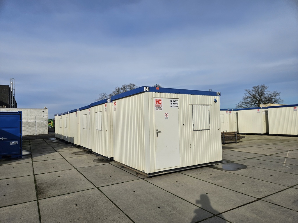 Tweedehands bureelcontainer 3m x 2m40  