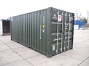 20ft Container Nieuw (One way) Donkergroen (RAL 6007)