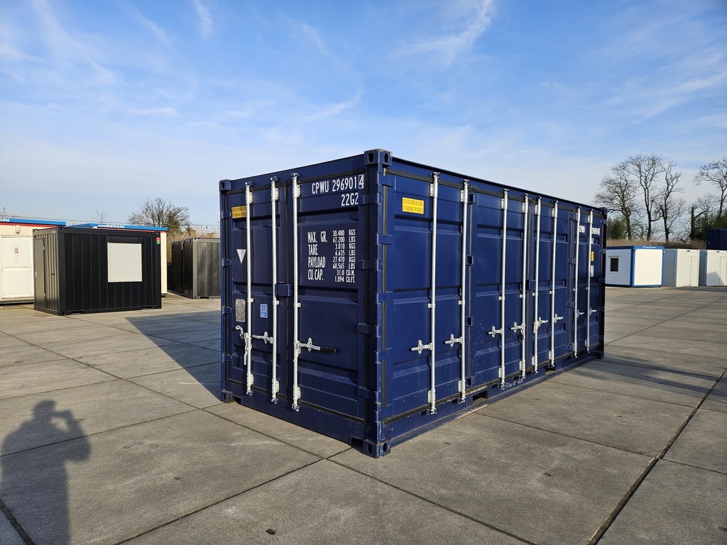 20ft Open Side  Container New (One way) Dark blue