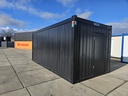 Nouveau conteneur de bureau 6m x 3m DKVR Noir avec airco