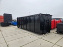 Puincontainer 6000 x 2300 x 2000 Zwart - met klapnetten