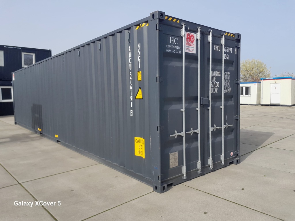 40ft HC Container Nieuw (One way) Dark Grey