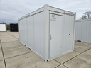 Neu Buröcontainer 5m x 2m40 DKVR Hellgrau