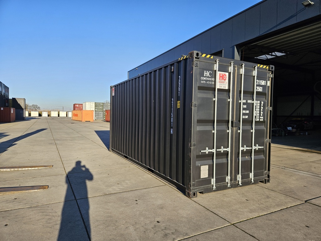 20ft HC Container Nieuw (One way) Zwart