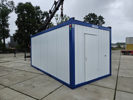 Neu Buröcontainer 6m x 3m DKVK Weiss/Blau