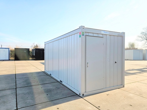 Nieuwe bureelcontainer 6m x 2m40 DKVR Lichtgrijs